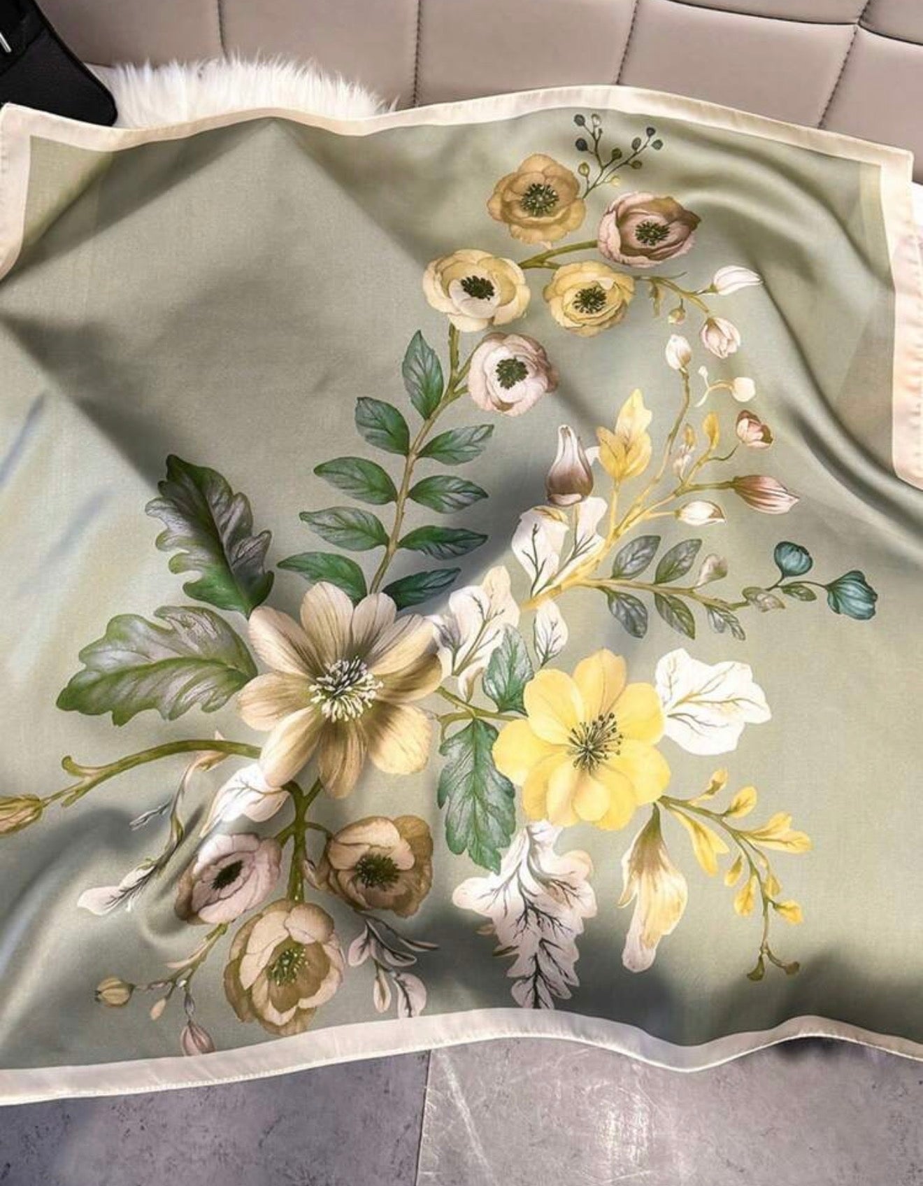 Olive scarf