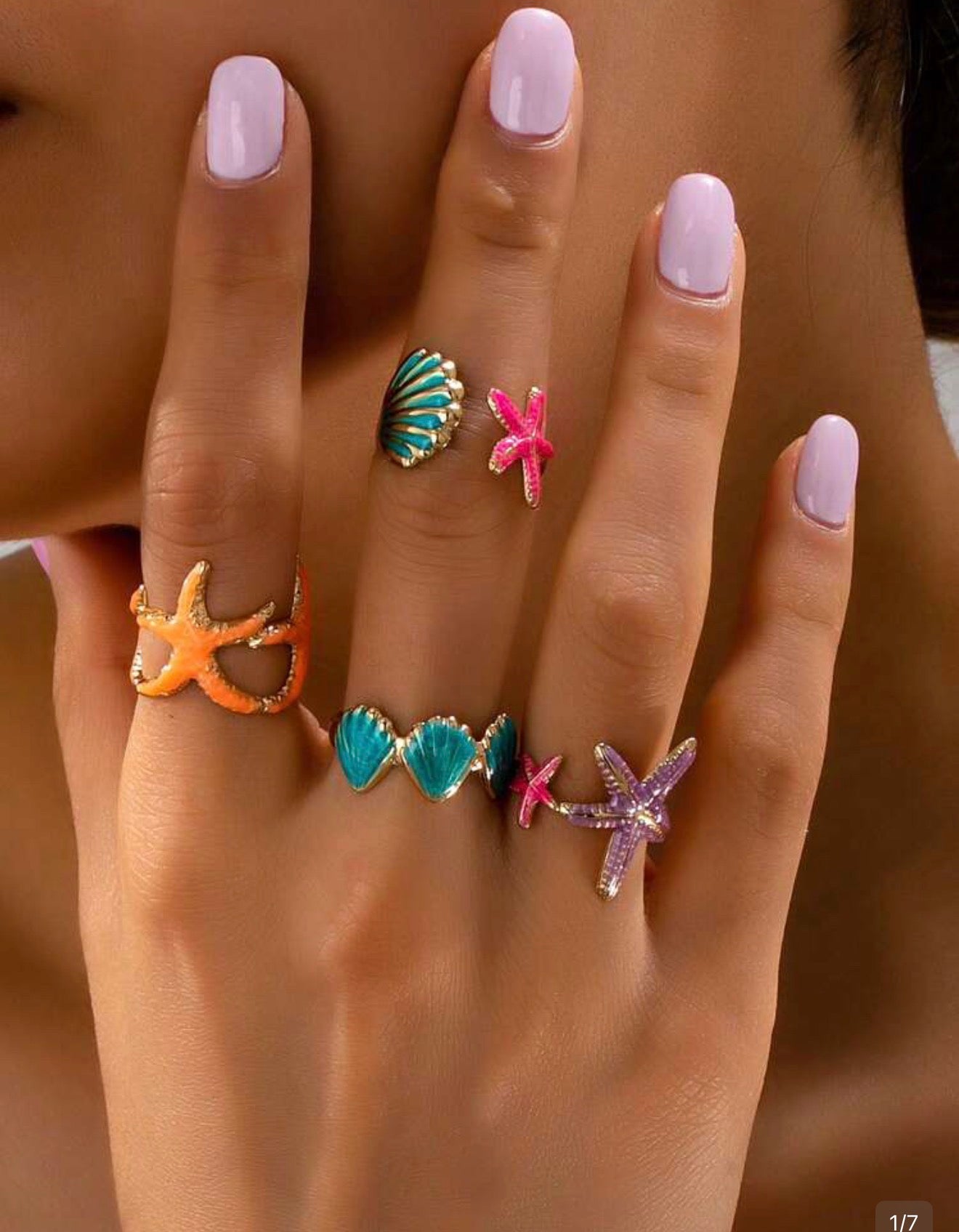 Seashell rings