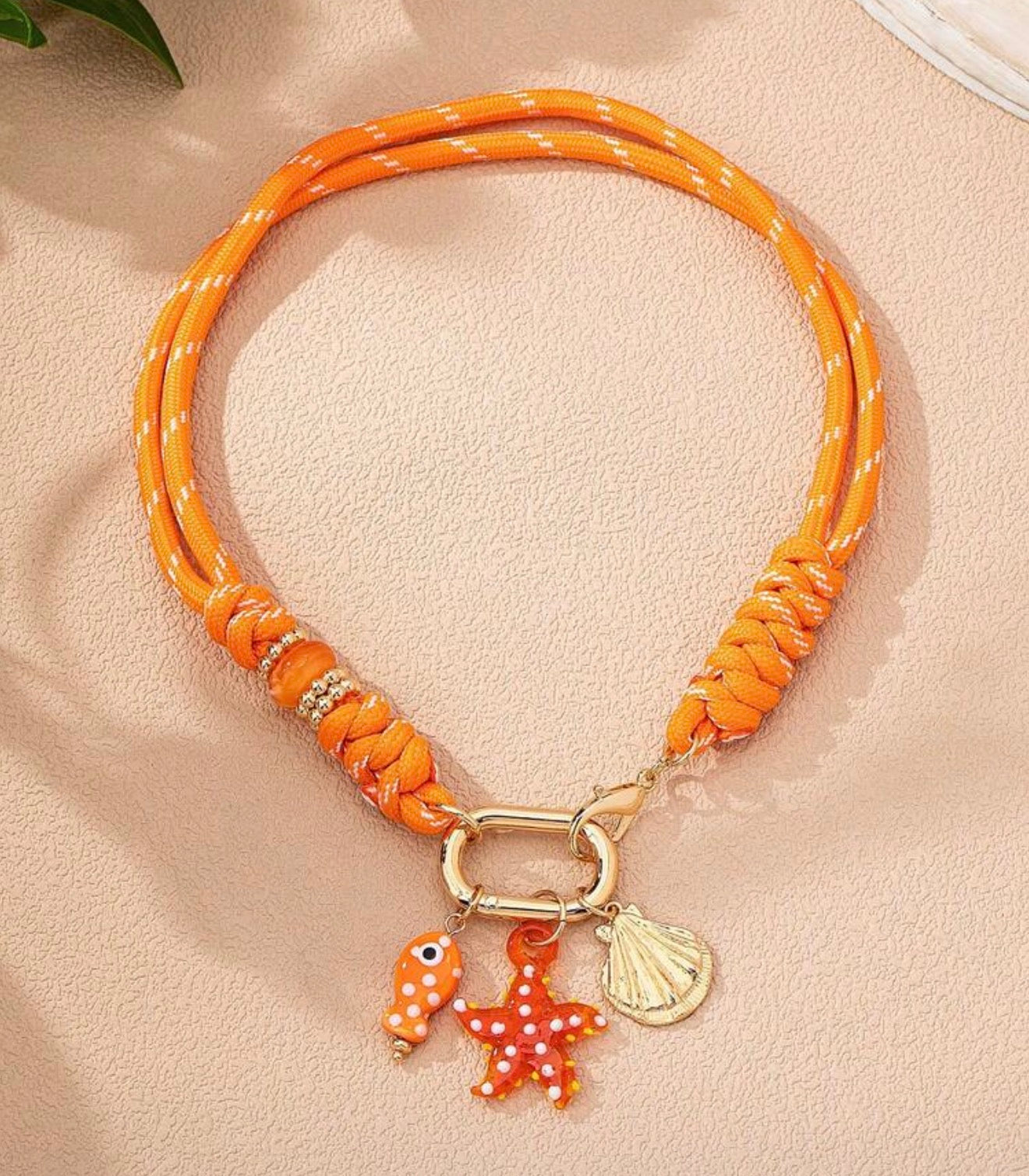 Orange necklace