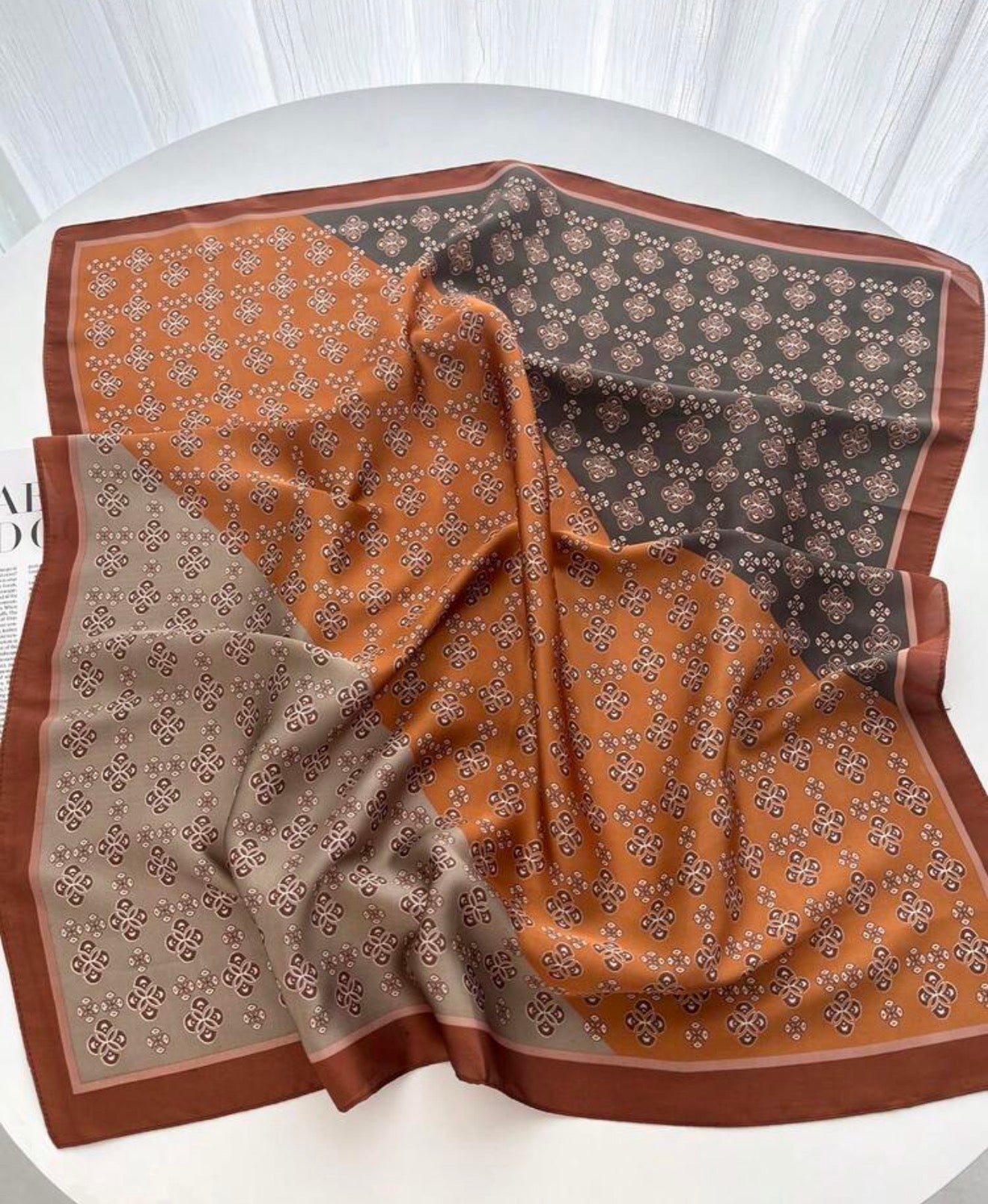 Brown scarf