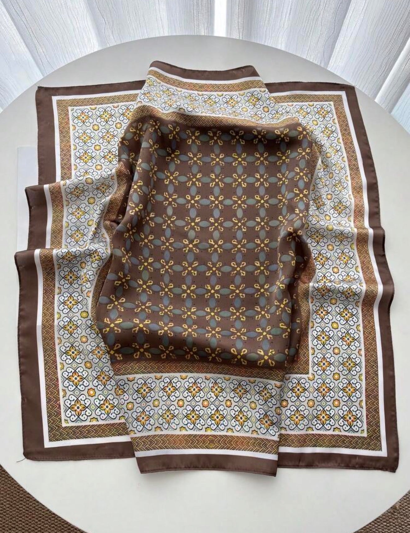 Brown scarf