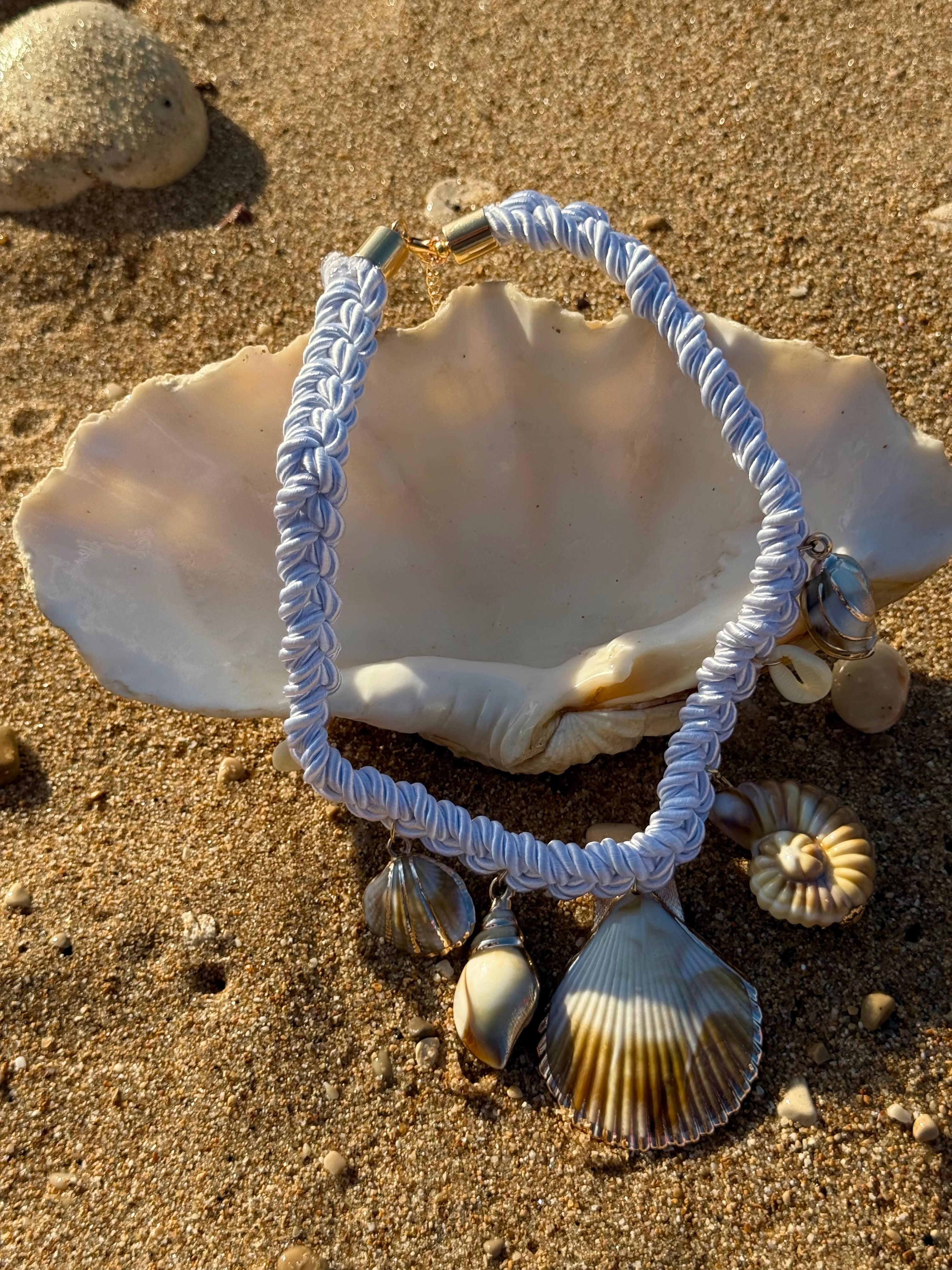 Seashells necklace