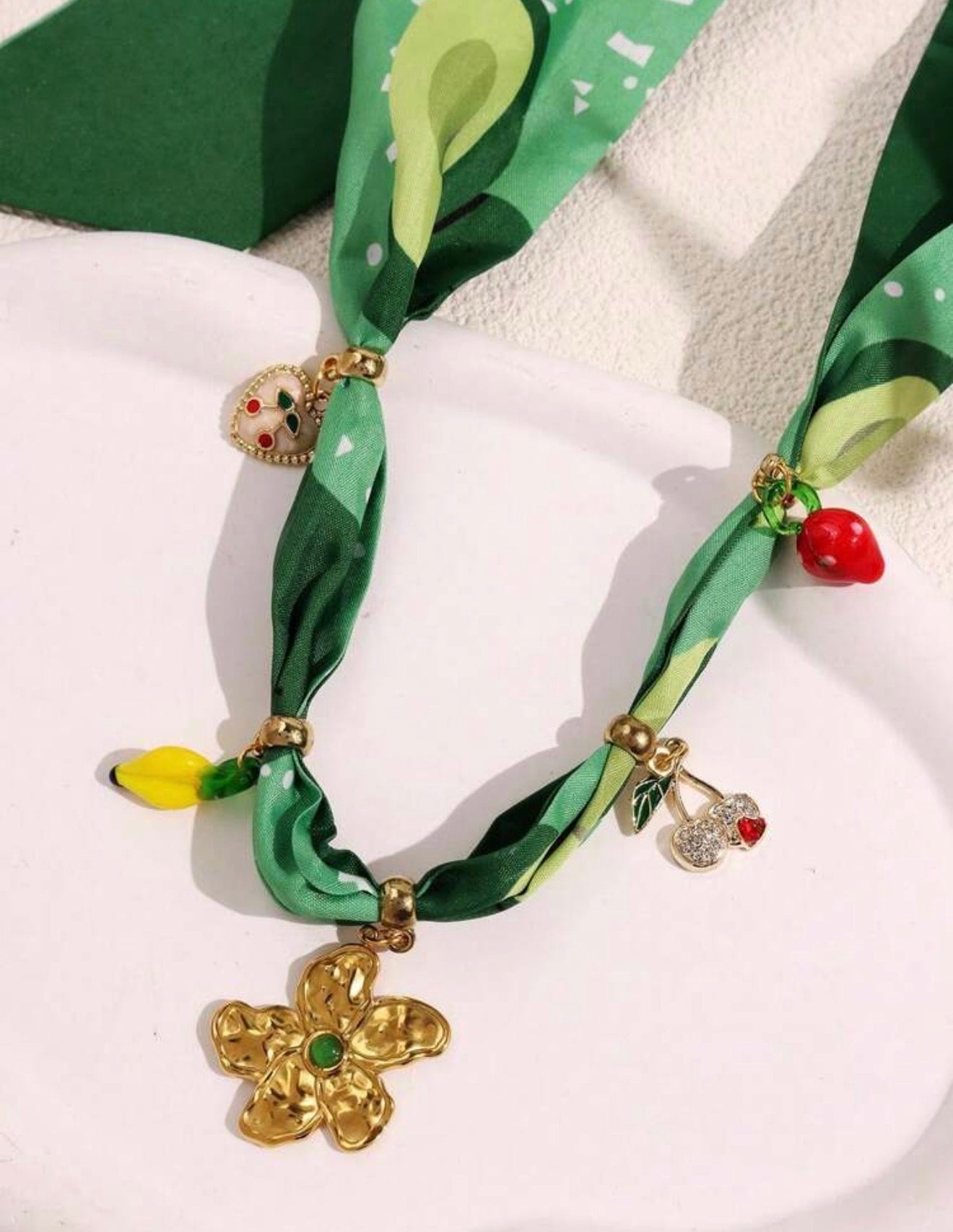 Green necklace